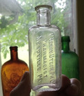 Meadville pa Henry Utech Pharmacist 1892 Dated Drugstore Pharmacy Bottle