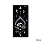India Henna Tattoo Body Art Paint Self Adhesive Tattoo Stencil Hollow Template E