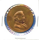 James Buchanan President Of The United States 1857  25 Token 1 1 4  Coin Medal