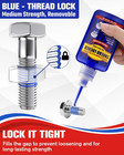 Threadlocker Blue  Thread Lock Medium Strength Lock Tight For Nuts  Bolts  Faste