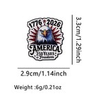 1776-2026 America 250th Anniversary Lapel Pin Badge