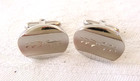 Vtg 925 Sterling Silver Cufflinks Etched Design Cuff Links 12 9gr Signed Lamode