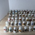 Collector s Thimbles Ceramic Lot Of 100  Floral  Places destinations  People