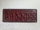 Vintage 1938 Louisiana License Plate 