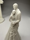 Avalon Gallery Wedding 7 Inch Figurine Cake Topper White Cross Floral D1029