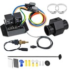 Digital Adjustable Electric Fan Controller Thermostat Temp Switch Hose Adapter