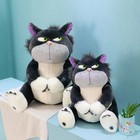 25-cm Black Cat Plush Toy Soft Stuffed Animal Pillow Cute Kawaii Kids Gift Doll