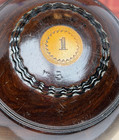 Vtg Lignum Vitae Lawn Bowling Ball- Thomas Taylor- Scotland -very Good Condition
