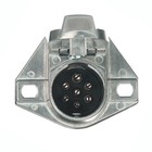 Torque 7-way Round Wiring Harness Vehicle-side Socket  Sae J560 Style Die-cast