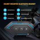 Bluetooth 5 0 Motorcycle Helmet Headset Wireless Motorbike Hands-free Waterproof