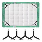 4bed Sheet Fasteners Adjustable Elastic Suspenders Straps Mattress Covers Clips