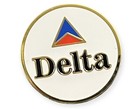 Delta Airlines Lapel Tack Pin Classic Logo 70 s 80 s 90 s Pilot Gift Collectible
