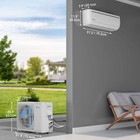 12000 Btu 20seer2 Mini Split Air Conditioner Cool Heat Pump System Ductless 115v