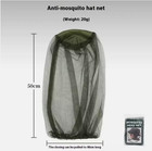 2x Anti-mosquito Bug Bee Insect Head Net Hat Cap Sun Protection Fishing Hiking