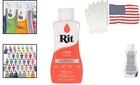 Rit Dye Liquid Fabric Dye - Coral 8 Oz  Bottle With Gloves For Easy Crafting