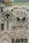 New Penny Black Rubber Stamp Valentine s With Affection Set Love Free Usa Ship