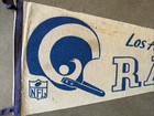 Nfl Los Angeles Rams Vintage 1960 s 1 Bar Helmet Team Logo Football Pennant