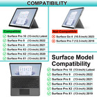 Microsoft Surface Pro Keyboard Type Cover  Ultra-slim Portable Bluetooth Wire   
