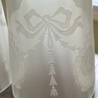 Set Of 3 Vintage Frosted Etched Glass Pendant Lamp Shades With Brass Fitters Euc