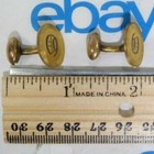 Vintage Cuff Links Gold Tone