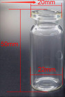1000 Ct- 10ml Tall Sample Vials Clear Glass Bottle 20mm Crimp Top Headspace J2