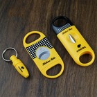 Cigar Cutter 4 Cigar Set Pocket Classic Ashtray V-cut Sharp Cigar Scissors Guill