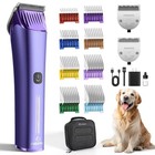 5-in-1 Dog Grooming Clipper Set - Professional Pet Hair Trimmer With Replacement