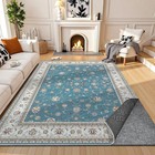 Waterproof Rug Pad  3x5 Ft Under Area Rug Carpet Pad  Non Slip Felt Rug Pads    