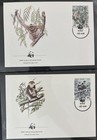 World Wwf Fdc Covers 20   1987 Zambia Vietnam Guinee Mk8472