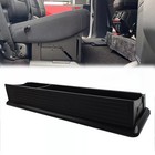 Folding Under Rear Seat Storage Box Compatible With 2015-2022 Ford F150   black   