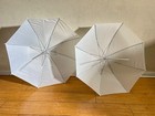 Neewer Photo Umbrella 2-pack 33  Soft White Translucent Flash Diffused