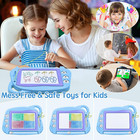 Magnetic Drawing Board Mini Travel Doodle  Erasable Writing Sketch Colorful Pad 