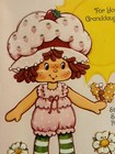 Vintage Strawberry Shortcake Paper Doll Greeting Card 1984 Unused W  Envelope
