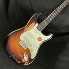 Vintage St Sunburst Electric Guitar 3s Pickups Rosewood Fretboard Tremolo Bridge
