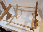 Vintage Adjustable Wooden Needlepoint Embroidery Scroll Frame   Lap Stand