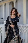 Indian Pakistani Designer Salwar Kameez Bollywood Wedding Wear Top Palazzo Suit