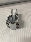 Chrome 3pcs Clamp To Fit 1  Tube Pipe With 3 8th Standard Weldnut