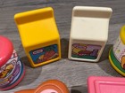Little Tikes Vintage Play Food   Milk Carton    Juice    Bread   Excellent  
