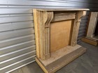 Marble Fireplace Surround Mantel Old Beige 59 x48 5  New Never Installed