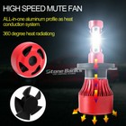 9003 H4 Led Headlight Bulbs Kit High low Beam 10000w 180000lm Super Bright White