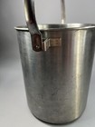 Vintage Us Military Medical Polar Ware Stainless Steel Straight Bucket Caduceus