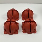 Jet Red Heavy Duty Stabilizer Jack Pads Outrigger Foot Pads Set Of 4