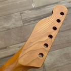 Stainless 22 Fret Roasted Maple Guitar Neck Nitro For Diy Fender Tl Tele