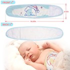 4 Pack Baby Tummy Protectors Adjustable Cotton Soft Colors 49x13cm