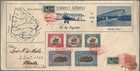 Uruguay First Flight Cover Montevideo To Florida   Return With Fdc 1925 Rare
