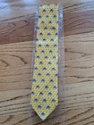 Masters Golf Yellow Neck Tie Augusta National Clubhouse Rare New In Plastic Pga
