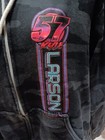 Kyle Larson  57 Sprint Car Women s Medium Gray Hooded Jacket Racing Motorsports 
