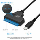 New Usb 3 1 Type C To Sata Iii Hdd Ssd 2 5  Hard Drive Adapter Cable 22-pin Uasp