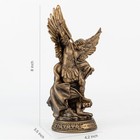 8-inch Bronze-tone St Michael Archangel Statue San Miguel Arcangel Decor