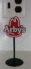 Miniature Arby s Drive Thru Sign  3d Printed  7 Inches Tall  